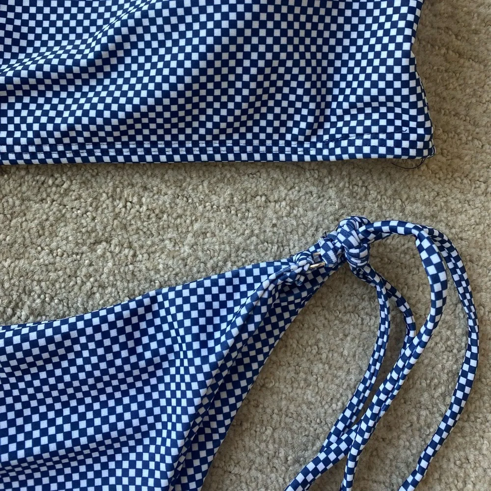 Checky Two Piece Bikini - Picture 3 of 4